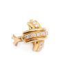 Tiffany & Co. 18k Gold Signature X Diamond Earrings 0.75 cts VVS
