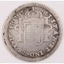 1782 Peru 1 Real silver coin Lima MI KM#75 circulated