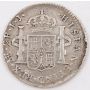 1801 Peru 2 Reales silver coin LIMA IJ KM#95 nice EF+