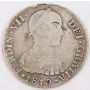 1810 Peru 2 Reales silver coin LIMA JP KM#104.2 circulated