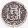 1814 Chile 1 Real silver coin Santiago-FJ KM-65 circulated 