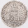1792 Peru 2 Reales silver coin Lima IJ KM#95 VF