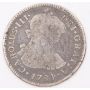 1784 Peru 2 Reales silver coin Lima MI KM#76 circulated