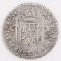 1817 Chile 1 Real silver coin Santiago-FJ KM-65 circulated 