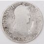 1821 Peru 4 Reales silver coin Lima JP KM#72 circulated 