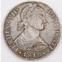 1810 Peru 8 Reales silver coin Lima JP KM#106.2 a/EF 