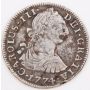 1774 Bolivia 2 Reales silver coin Potosi JR KM#53 VF+