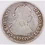 1790 Bolivia 2 Reales silver coin Potosi PR KM#62 circulated