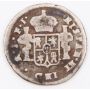 1807 Chile 1/2 Real silver coin Santiago-FJ KM-58 circulated