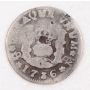 1736 Mexico 1/2 Real silver coin M KM-65 circulated