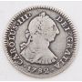 1782 Mexico 1 Real silver coin FF KM-78.2 circulated