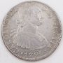 1795 Mexico 8 reales silver coin FM KM#109 AU 