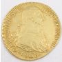 1803 Colombia 8 Escudos Gold Coin P JF KM#62.2 complete edge milling AU