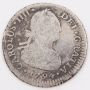 1794 Chile 1 Real silver coin Santiago-DA KM-58 circulated