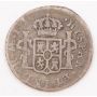 1802 Peru 1/2 Real Lima-IJ silver coin KM-93 circulated