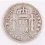 1799 Bolivia 1/2 Real silver coin PTS PR KM-69 circulated damage