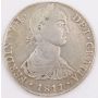 1811 Peru 8 Reales silver coin Lima JP KM#106.2 EF