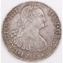 1795 Peru 8 Reales silver coin IJ Lima KM#97 EF/AU