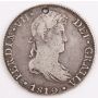1819 Peru 8 Reales silver coin Lima JP KM#117.1 