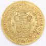 1814 Colombia 8 Escudos Gold Coin P JF Popayan KM#66.2  AU