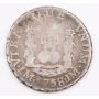 1758 Peru Real silver coin JM Lima KM#52 circulated 