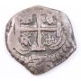 1748 Bolivia 2 Reales silver cob Q Potosi KM#38 VF+