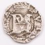 Bolivia 1 Real silver cob circa 1652 no date Potosi 2.06grams a/EF small hole