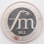2012 First Majestic 1/2 oz Silver Bar .999 Fine Silver Round bullion