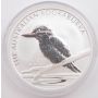 2007 Australian Kookaburra bird 1 oz .999 Pure Silver $1 Coin