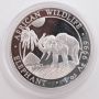 2017 African Elephant 1oz .999 Silver Somalia Coin