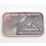 1982 SilverTowne Sleigh Ride 1 oz .999 Fine Art Bar