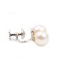 14K wg screw back cultured pearls earrings 4-quality pearls