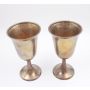 Birks Sterling Silver Wine Goblets 284.4g 6.37 x 3.5 inches 1x small dent