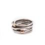 PANDORA 14k Gold Sterling Silver Rope Ring