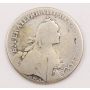 Russia 1767 Polupoltinnik 1/4 Rouble silver coin  C#65a Circulated