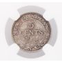 1941c Newfoundland 5 cents NGC MS64