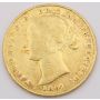 1867 Australia gold  Sovereign Sydney Mint VG/F