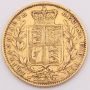 1869 Great Britain gold Sovereign Die#33 VF+