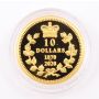 2020 Dominion of Canada Proof $10 Gold Coin 1/4oz .9999 Fine 