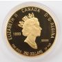 1999 Canada 1.22 oz $350 Golden Slipper Proof Gold Coin .99999 Fine 