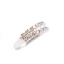 18K white gold ring with 60x Baguette & Round Diamonds 