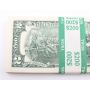 100x USA 2003 $2 banknotes F1937I 2x consecutive bundles of 50  
