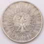 1935 Poland 10 Zlotych silver coin