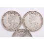 3x Canada key date 50 cents 1931 1934 and 1936  3-coins  