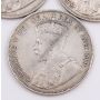 3x Canada key date 50 cents 1931 1934 and 1936  3-coins  