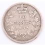 1874H Canada 10 cents F+
