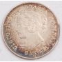 1870 Canada 5 cents narrow rim AU 