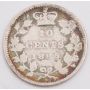 1885 Canada 10 cents G