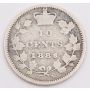 1886 small 6 Canada 10 cents G