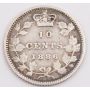 1886 large K 6 Canada 10 cents VG+